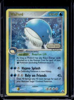 2006 Pokemon EX Legend Maker Wailord Reverse Holo #14/92 - Image 1