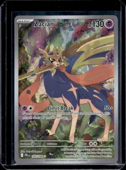 2025 Pokemon Phantasmal Flames Zacian Illustration Rare #100/094 - Image 1