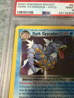 Pokemon Team Rocket Dark Gyarados 8/82 PSA 9 - Image 2