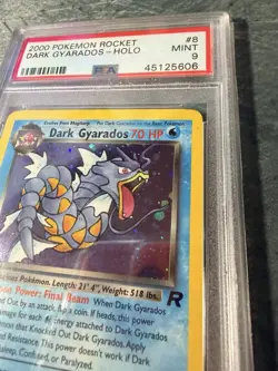 Pokemon Team Rocket Dark Gyarados 8/82 PSA 9 - Image 3