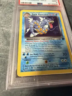 Pokemon Team Rocket Dark Gyarados 8/82 PSA 9 - Image 5