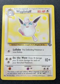 Pokemon Wigglytuff 32/64 Non-Holo Rare Jungle Unlimited NM / LP - Image 1