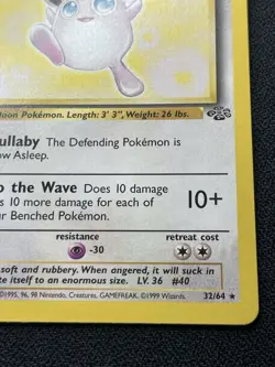 Pokemon Wigglytuff 32/64 Non-Holo Rare Jungle Unlimited NM / LP - Image 4