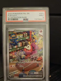Pokemon TCG Fuecoco Paldea Evolved 201/193 Illustration Rare PSA 9 - Image 1