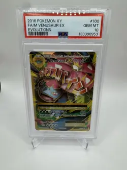 PSA 10 M Venusaur EX #100 FA - 2016 Pokemon XY Evolutions 100/108 - Image 1