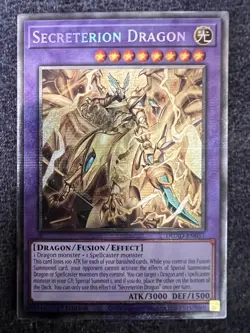 Yugioh Secreterion Dragon DUAD-EN037 Starlight Rare 1st Edition NM - Image 1