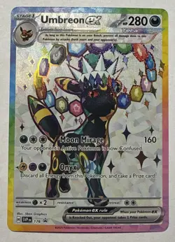 Umbreon & Espeon ex Prismatic Evolutions Premium Collection 175/176 PROMO CARDS - Image 2