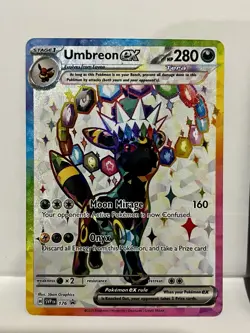 Umbreon & Espeon ex Prismatic Evolutions Premium Collection 175/176 PROMO CARDS - Image 2