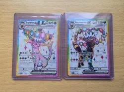 Umbreon & Espeon ex Prismatic Evolutions Premium Collection 175/176 PROMO CARDS - Image 1