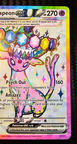 Umbreon & Espeon ex Prismatic Evolutions Premium Collection 175/176 PROMO CARDS - Image 4