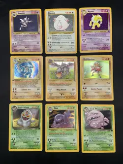 Vintage Pokemon Card Lot - Holo Rare Collection - WOTC Era 1999-2000 MP/HP - Image 1