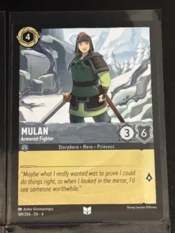 Disney Lorcana Mulan Theme 6 Card Lot Mulan/Fa Li/Improvise/Reflection - Image 4