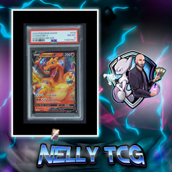 2020 Pokemon Charizard V - Darkness Ablaze - 019/189 - PSA 8 NM-M - Image 1