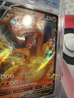 Pokemon TCG CGC MINT 9 Charizard V Darkness Ablaze 019/189 Holo Ultra Rare - Image 3
