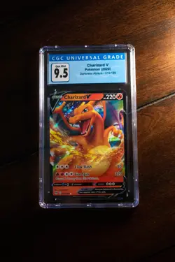 Pokemon TCG Charizard V CGC 9.5 / PSA 10 Darkness Ablaze 019/189 Holo Ultra Rare - Image 1