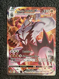Pokemon Battle Styles Single Strike Urshifu VMAX (Alternate Art Secret) 168/163! - Image 3