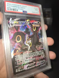 2022 Pokemon Sword Sheild Umbreon Vmax Brilliant Stars Tg23/tg30 Psa 9 - Image 3
