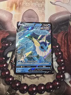 Pokemon TCG Vaporeon V Black Star Promo Cards Full Art Holo #SWSH150 2021 NM - Image 1