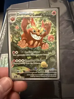 Pokemon TCG Black Bolt Darmanitan Illustration Rare Card 098/086 Mint Condition - Image 1
