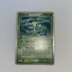 Pokemon Celebi ex 117/115 Unseen Forces Holo Secret Rare. LP - Image 1