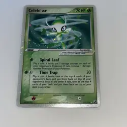 Pokemon Celebi ex 117/115 Unseen Forces Holo Secret Rare. LP - Image 2