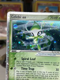 Pokemon Celebi EX Holo Secret Rare Card 117/115 Unseen Forces - Image 2