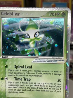 Pokemon Celebi EX Holo Secret Rare Card 117/115 Unseen Forces - Image 3
