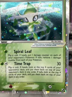 Pokemon Celebi EX Holo Secret Rare Card 117/115 Unseen Forces - Image 4
