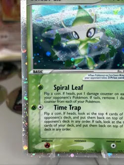 Pokemon Celebi EX Holo Secret Rare Card 117/115 Unseen Forces - Image 5