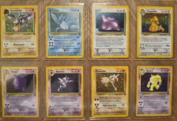 100% Complete Vintage 1999 Fossil Set Unlimited 62/62 WOTC Pokemon Cards TCG - Image 1