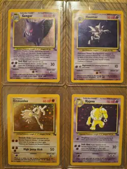 100% Complete Vintage 1999 Fossil Set Unlimited 62/62 WOTC Pokemon Cards TCG - Image 5