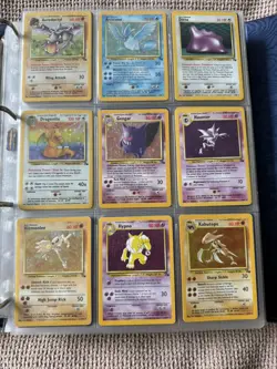 Complete Fossil Set Pokemon Cards 62/62 WOTC TCG 1999 - Image 1