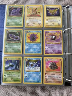 Complete Fossil Set Pokemon Cards 62/62 WOTC TCG 1999 - Image 2