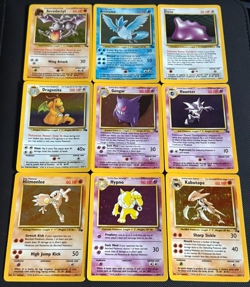 Complete Base Set Fossil Pokemon Bundle Cards 62/62 WOTC TCG - Image 2