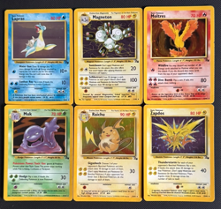 Complete Base Set Fossil Pokemon Bundle Cards 62/62 WOTC TCG - Image 4