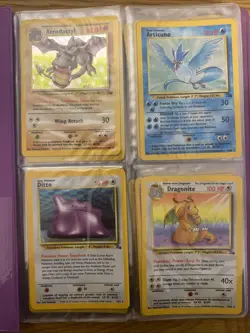 Pokemon TCG 1999 Fossil Unlimited Full Set 62/62 WOTC Complete - Image 2