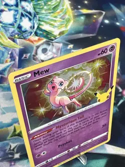 Pokemon TCG Mew Celebrations Holo Rare Card 011/025 Near Mint/Mint Condition - Image 2
