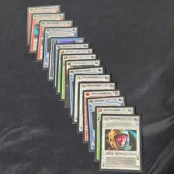 Lot Of 16 2000 Star Wars CCG Death Star II & Reflections II Expansion Set Cards - Image 1