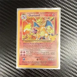 Pokemon Charizard 004/102 Base Set Holo Rare 120 HP Holo Card - Image 1