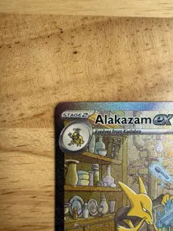 Pokemon TCG Alakazam EX 151 Holo Card Scarlet & Violet 201/165 - Image 3