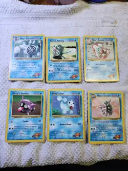 Vintage Pokemon Cards Misty's Lot 1st Edition - Image 1