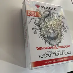 MTG Adventures In The Forgotten Realms 15 Card Collectors Booster Sealed - Image 1