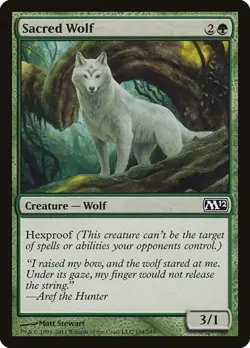 Sacred Wolf 194 MTG NM - Magic 2012 (M12) - Image 1