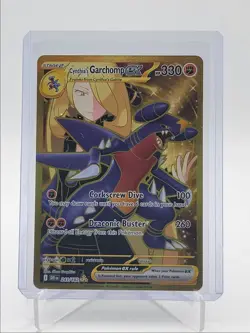 CYNTHIA'S GARCHOMP EX 2025 POKEMON DESTINED RIVALS HYPER RARE 241/182 Q1814 - Image 1