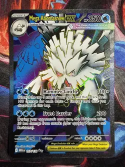 Mega Abomasnow EX 157/132 English Mega Evolution Near Mint Pokemon Card - Image 1