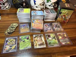 Pokemon Card Lot 120 Holo Reverse Holo And 680 Plus Bulk With Empty Pokemon Tin - Image 2