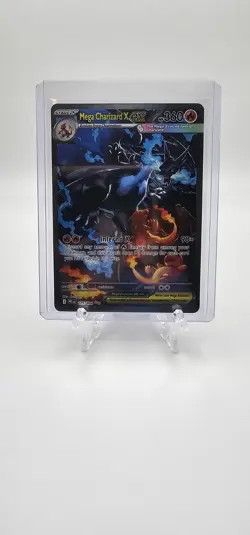 Pokemon TCG Mega Charizard X EX Card 125/94 Ultra Rare Full Art NM - Image 2