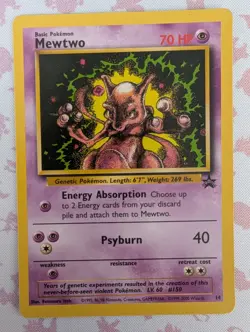 Pokemon Mewtwo (14/53) Wizards Black Star Promos LP - Image 1