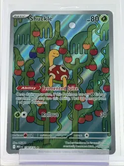 SHUCKLE 2025 POKEMON MEGA EVOLUTION ILLUSTRATION RARE 136/132 Q5930 - Image 1