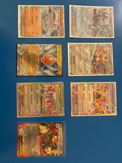 Lot of 7 English EXs Pokemon Cards NM - Image 1